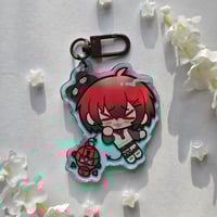 Image 2 of machina x flayon ❄️ epoxy charm