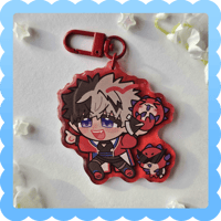 Image 1 of crimson ruze ❄️ epoxy charm