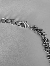 Image 4 of Tiny silver balls cluster necklace