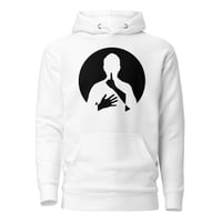 Image 1 of Unisex Cotton Hoodie White