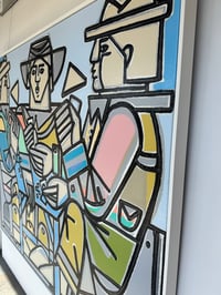 Image 3 of "Homage to Cezanne's Card Players" by America Martin