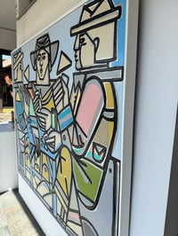 Image 6 of "Homage to Cezanne's Card Players" by America Martin