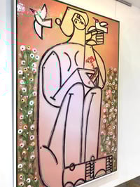 Image 6 of "Woman with Doves" by America Martin