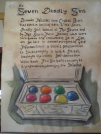 Image 2 of charmed book of shadows pages Seven deadly sins page