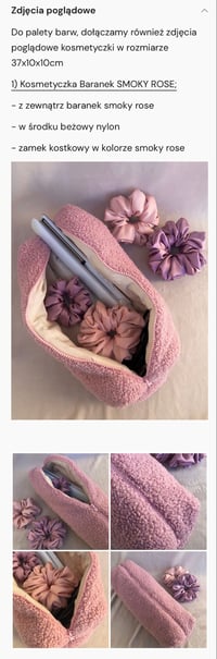 Image 21 of Kosmetyczka Bouclé /Baranek na prostownicę, lokówkę i akcesoria do włosów - RESZTA KOLORÓW