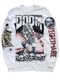 Image 1 of DOOM (WHITE) | SCREENPRINT