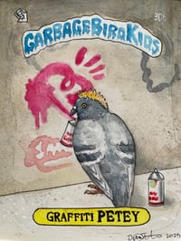 Image 3 of Graffitti Petey Pigeon Painting