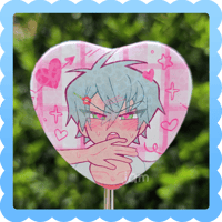 school till ❄️ heart button badge