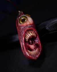 Image 6 of Duel Iris "Screaming Behelit", flash reflective+glow in the dark eyes - Morgans Mutations