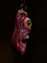 Image 8 of Duel Iris "Screaming Behelit", flash reflective+glow in the dark eyes - Morgans Mutations