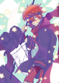 Image 3 of Allen Walker / Lavi - D. Gray man A5 print