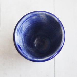 Image of Ceramic Shot Glaze, Stoneware Pottery Little Cup, Saki Glass, Made in USA