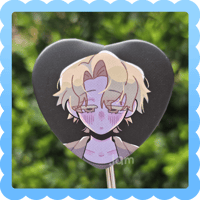luka ❄️ heart button badge