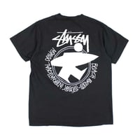 Image 1 of Vintage 90s Stussy Surfman Tee - Black