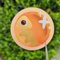 Image 2 of salmon run egg ❄️  waterproof vinyl sticker