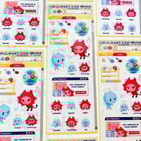 Image 1 of Internet Angels ✿ Sticker Sheet
