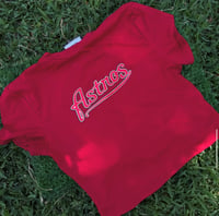 Astros Red Crop Top