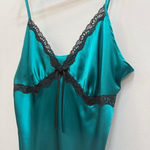 Image of Vintage Satin Y2K Camisole - Size XL