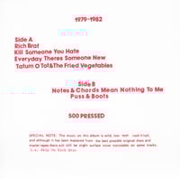 Image 2 of RED CROSS - "1979-1982" 7" EP (RED VINYL)