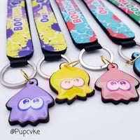 Image 3 of Squid and Octo Wristlet Keychains