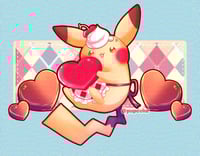 Image 1 of Valentine's Pika Unisex T-Shirt