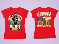 Image 4 of Empowerment Tee: "Keep The Immigrants / America Was Built By Immigrants"