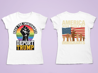 Image 5 of Empowerment Tee: "Keep The Immigrants / America Was Built By Immigrants"
