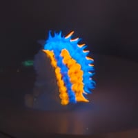 Image 3 of Spikey Gus - clear white wash
