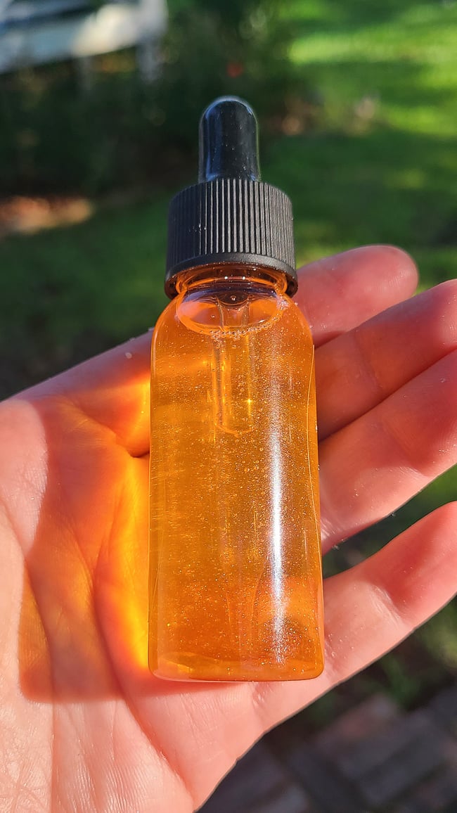 Sparkling Peach Botanical Body Oil 1 oz Bottle
