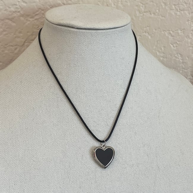 charmed black cord necklaces