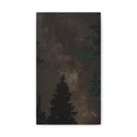 Image 2 of 8"x14" Utah Night Sky Canvas Print 