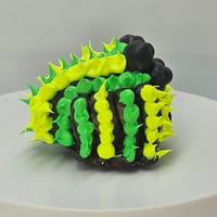 Image 2 of Spikey Webster - yellow/green imperfect face