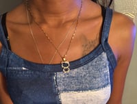 Image 2 of Hello Kitty Gold Sterling Silver  Necklace 
