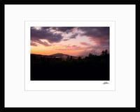 Image 2 of PRINT: STUNNING NEW HAMPSHIRE SUNSET OVERLOOKING VERMONT IN THE CONNECTICUT RIVER VALLEY