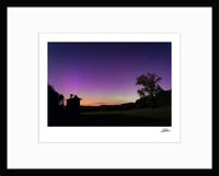 Image 2 of PRINT: AURORA BOREALIS OVER TREE IN CORNISH, NEW HAMPSHIRE - JUNE 2ND, 2025