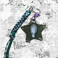 Image 1 of Pierced Star Bag Charm 01