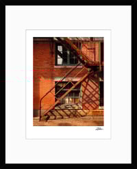 Image 2 of PRINT: FIRE ESCAPE
