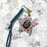 Image 1 of Pierced Star Bag Charm 03