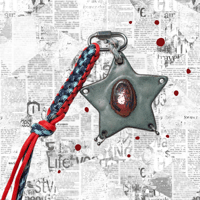 Image 1 of Pierced Star Bag Charm 04