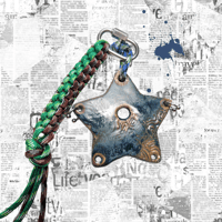 Image 1 of Pierced Star Bag Charm 05
