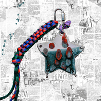 Image 1 of Pierced Star Bag Charm 06