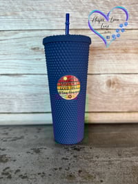 Image 3 of 24oz Sunshine, Good Times, Tan Lines Studded Tumbler