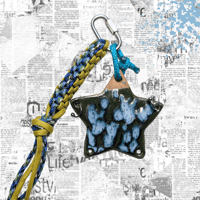 Image 1 of Pierced Star Bag Charm 09