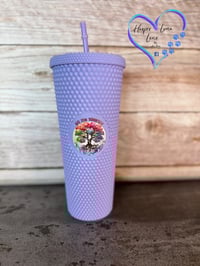 Image 1 of 24oz Go Zen Yourself Studded Tumbler