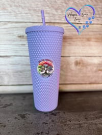 Image 2 of 24oz Go Zen Yourself Studded Tumbler