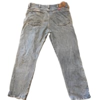 Image 4 of Men's Wrangler Jeans Y2K Vintage Relaxed fit straight leg cut med wash SZ 34/30