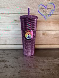 Image 1 of 24oz Selfish With My Energy Studded Tumbler