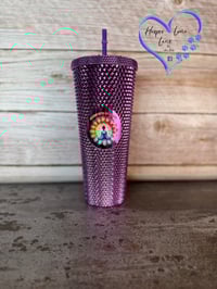 Image 3 of 24oz Selfish With My Energy Studded Tumbler