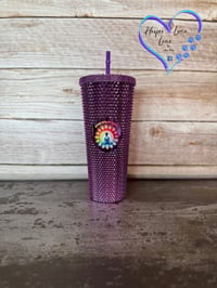 Image 4 of 24oz Selfish With My Energy Studded Tumbler