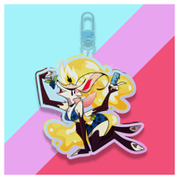 Image 1 of Blueberry Bee Keychain